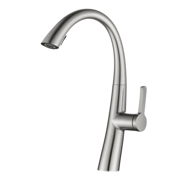 Chrome Acabado Wotai Pull Out Kitchen Mixer